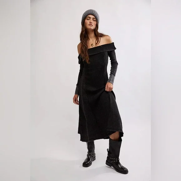 Free People Monty Midi Dress S - Picture 3 of 4